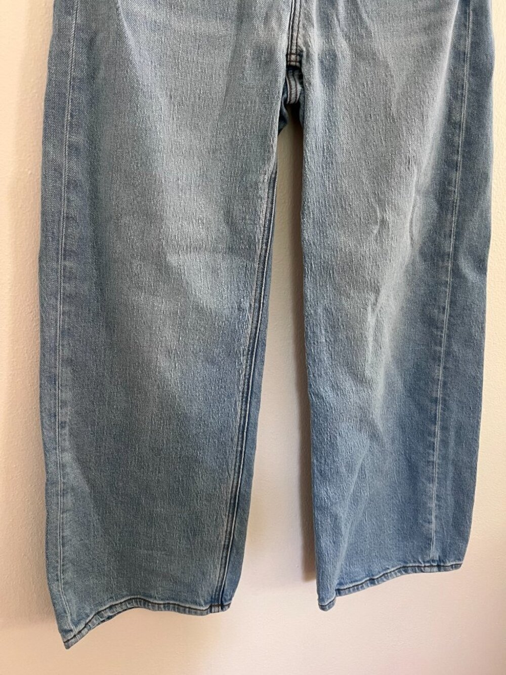 Quince Comfort Stretch High Rise Relaxed Straight Jeans - Picture 4 of 6